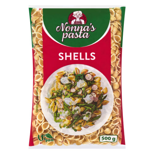shells pasta.jpeg NONNA`S PASTA SHELLS 500G - Image 1
